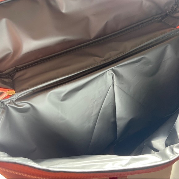 L*Space Pink with Red/White Color Block Stripe Coastal Cooler Bag NWT - Picture 9 of 14